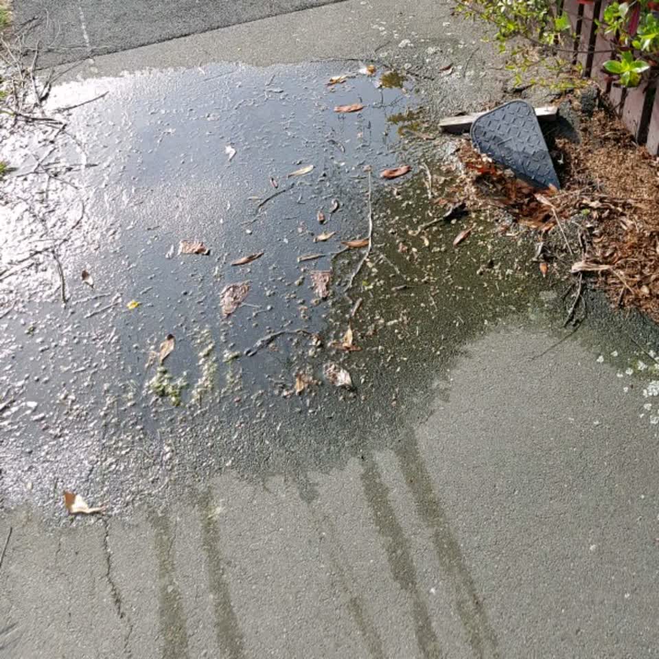 The photograph attached to this wastewater/stormwater report