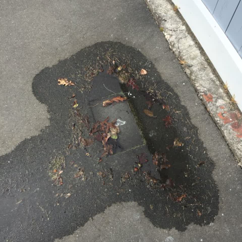 The photograph attached to this water supply report