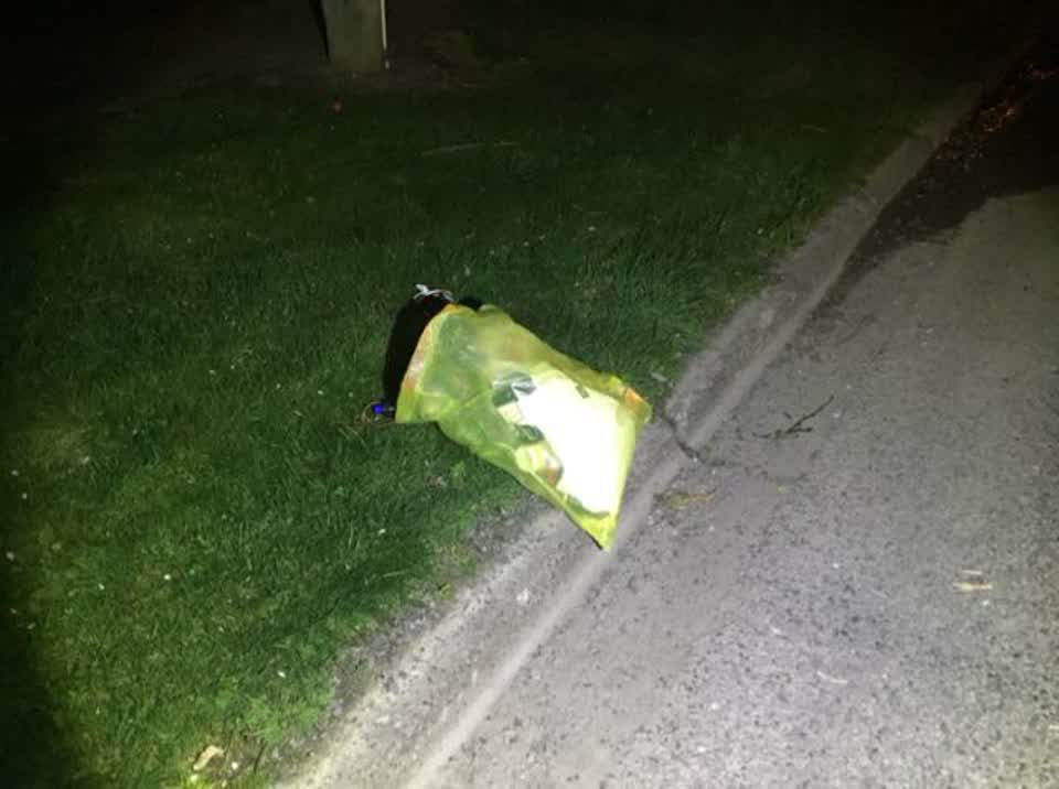 The photograph attached to this rubbish/recycling report