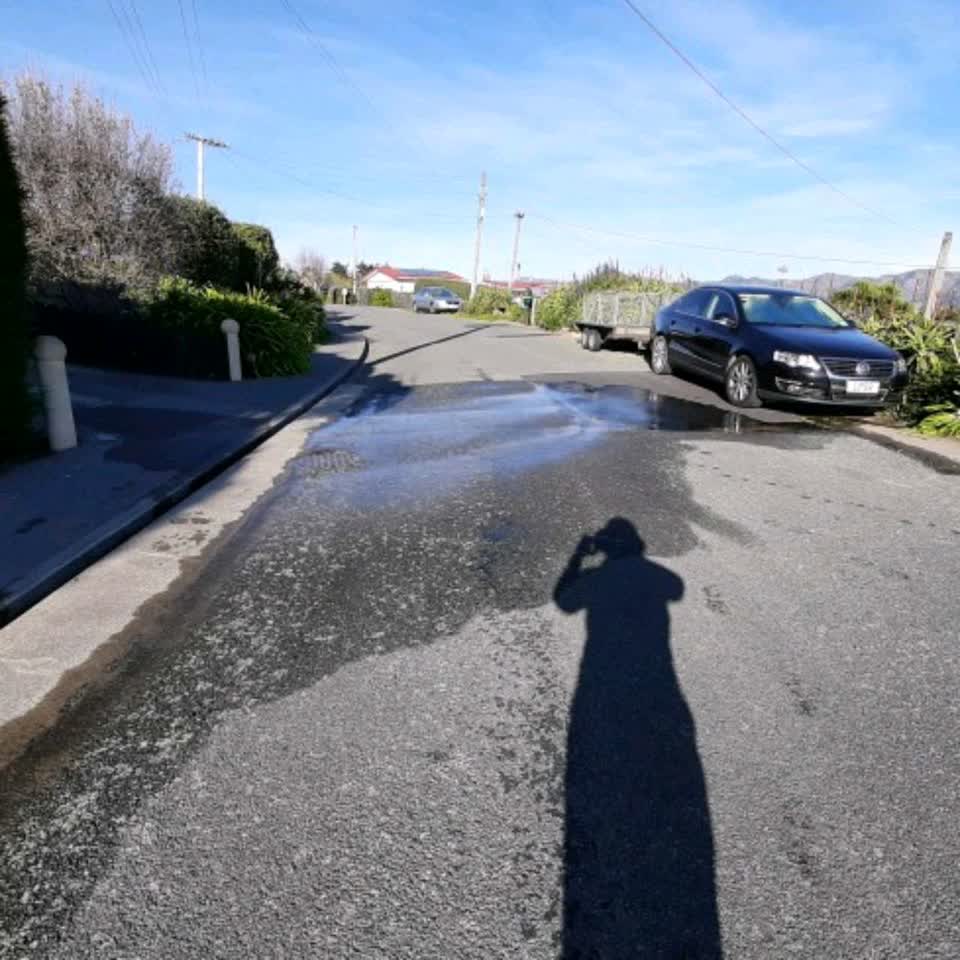 The photograph attached to this wastewater/stormwater report