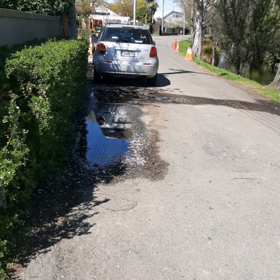 The photograph attached to this water supply report