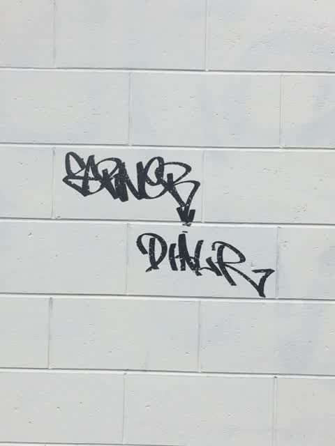 Graffiti, a report photo