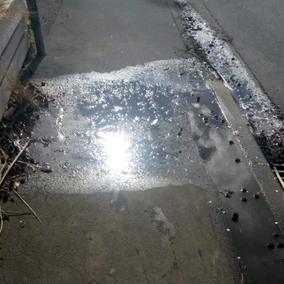 The photograph attached to this wastewater/stormwater report
