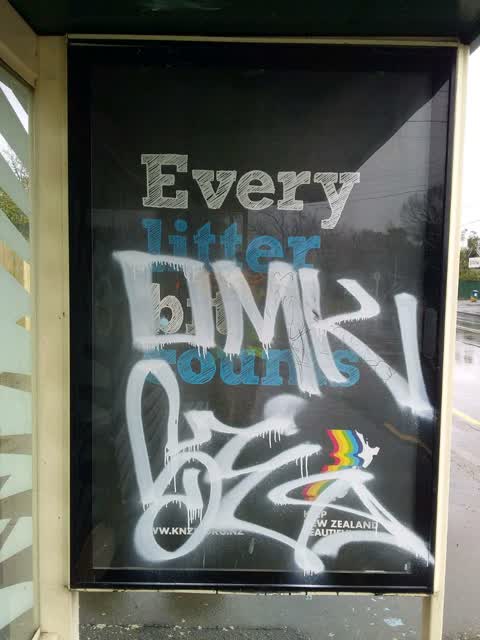 Graffiti, a report photo