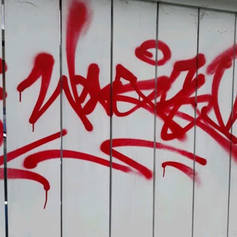Graffiti, a report photo