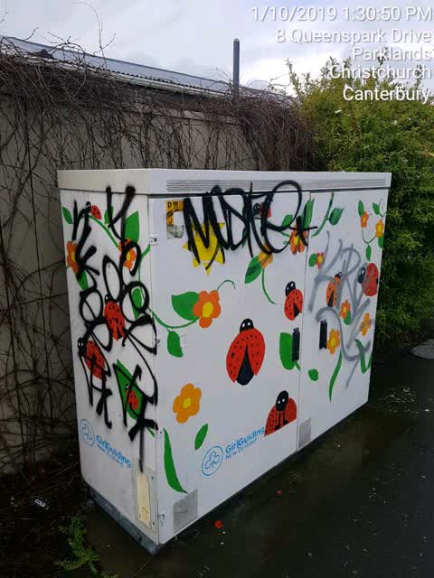 Graffiti, a report photo