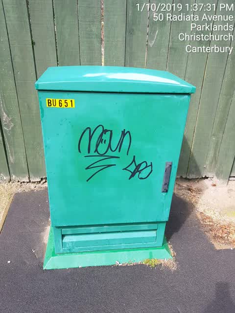 Graffiti, a report photo