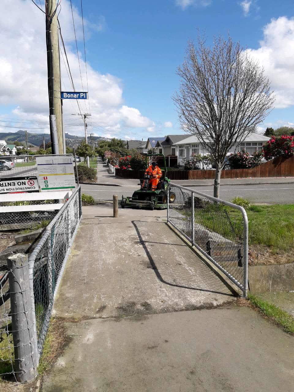 The photograph attached to this parks report