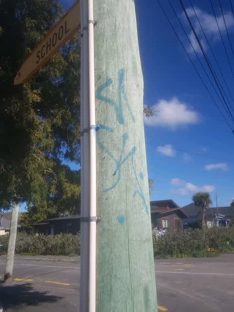 Graffiti, a report photo