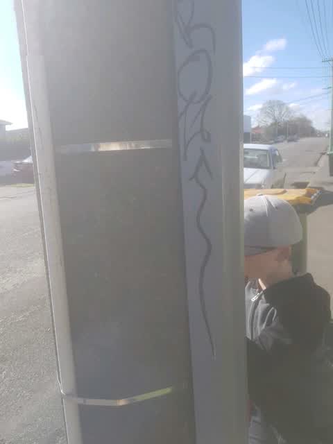 Graffiti, a report photo