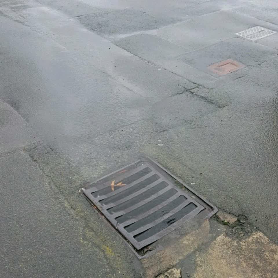 The photograph attached to this wastewater/stormwater report
