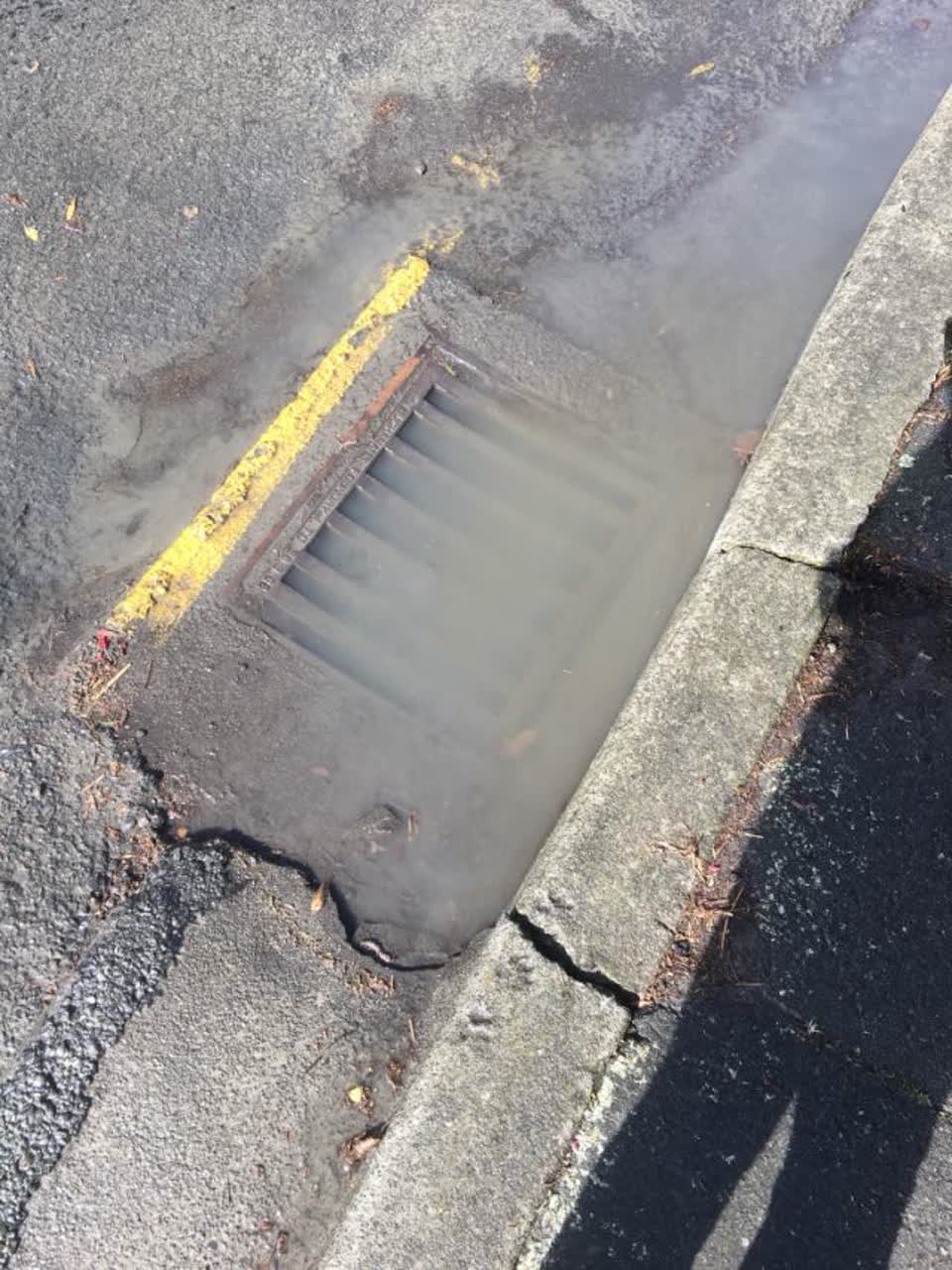 The photograph attached to this wastewater/stormwater report