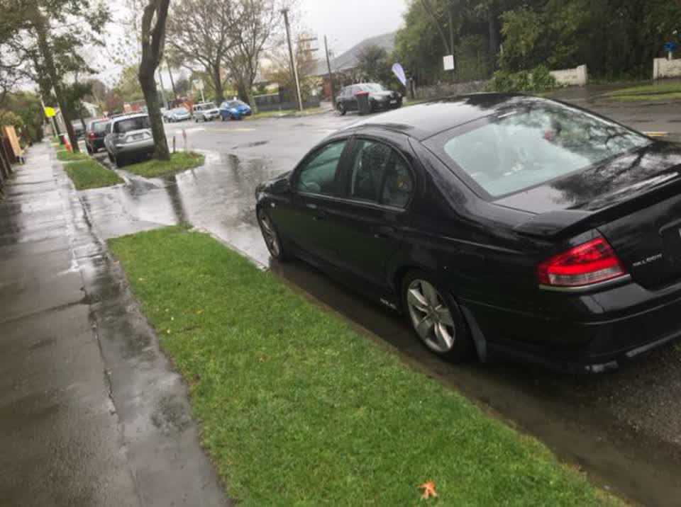 The photograph attached to this flooding report