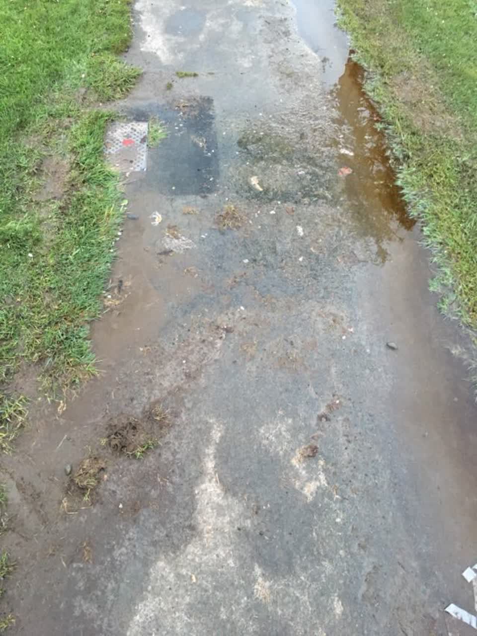 The photograph attached to this water supply report