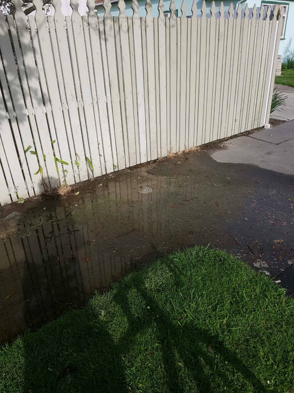 The photograph attached to this water supply report