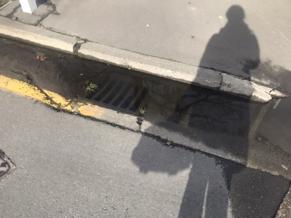The photograph attached to this wastewater/stormwater report