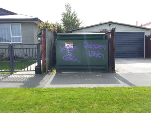 Graffiti, a report photo