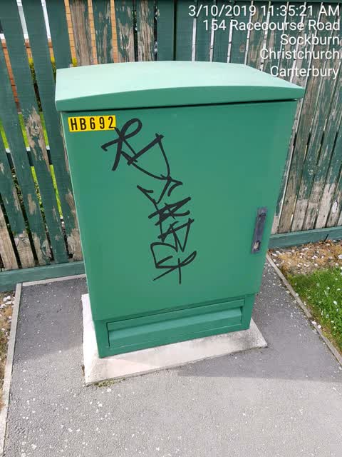 Graffiti, a report photo