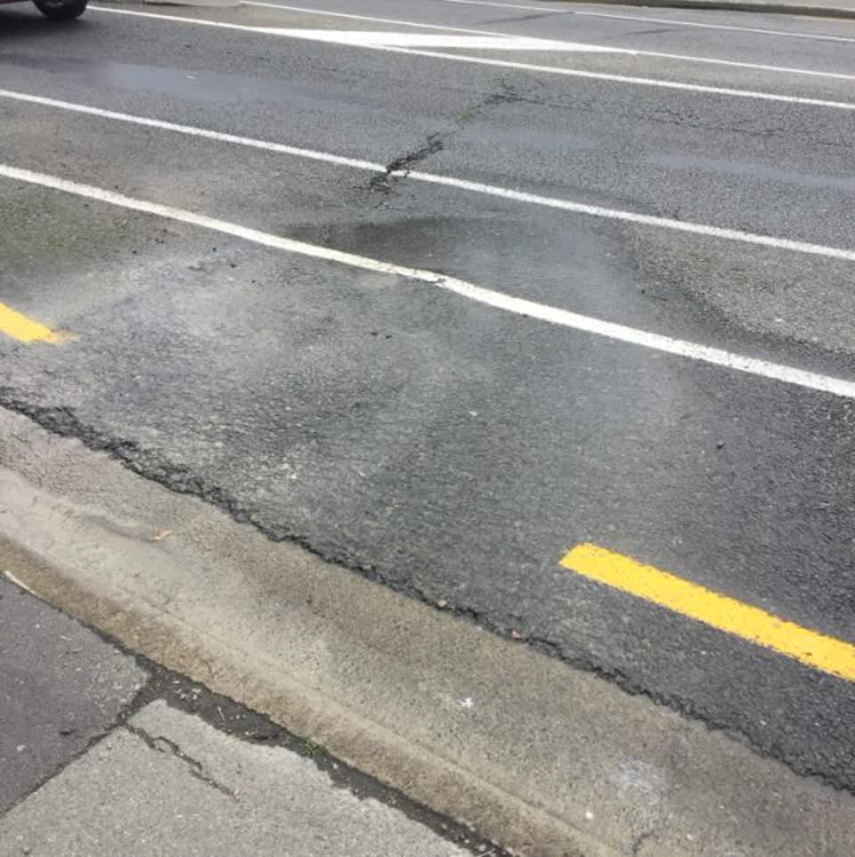 The photograph attached to this water supply report