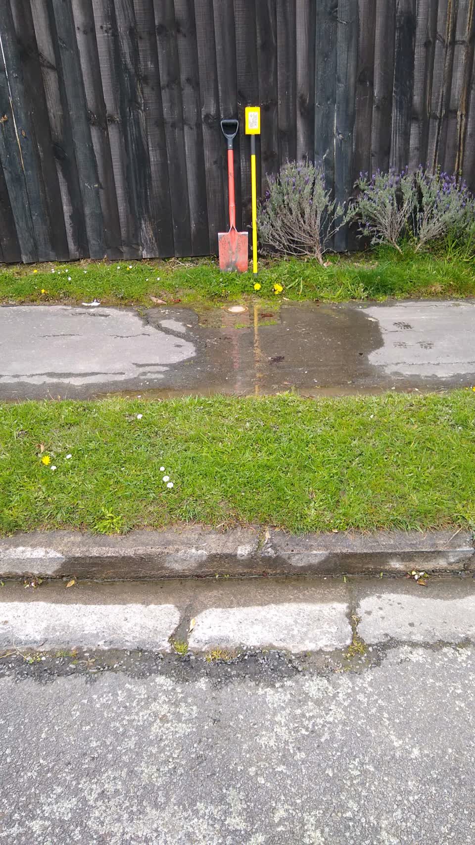 The photograph attached to this water supply report