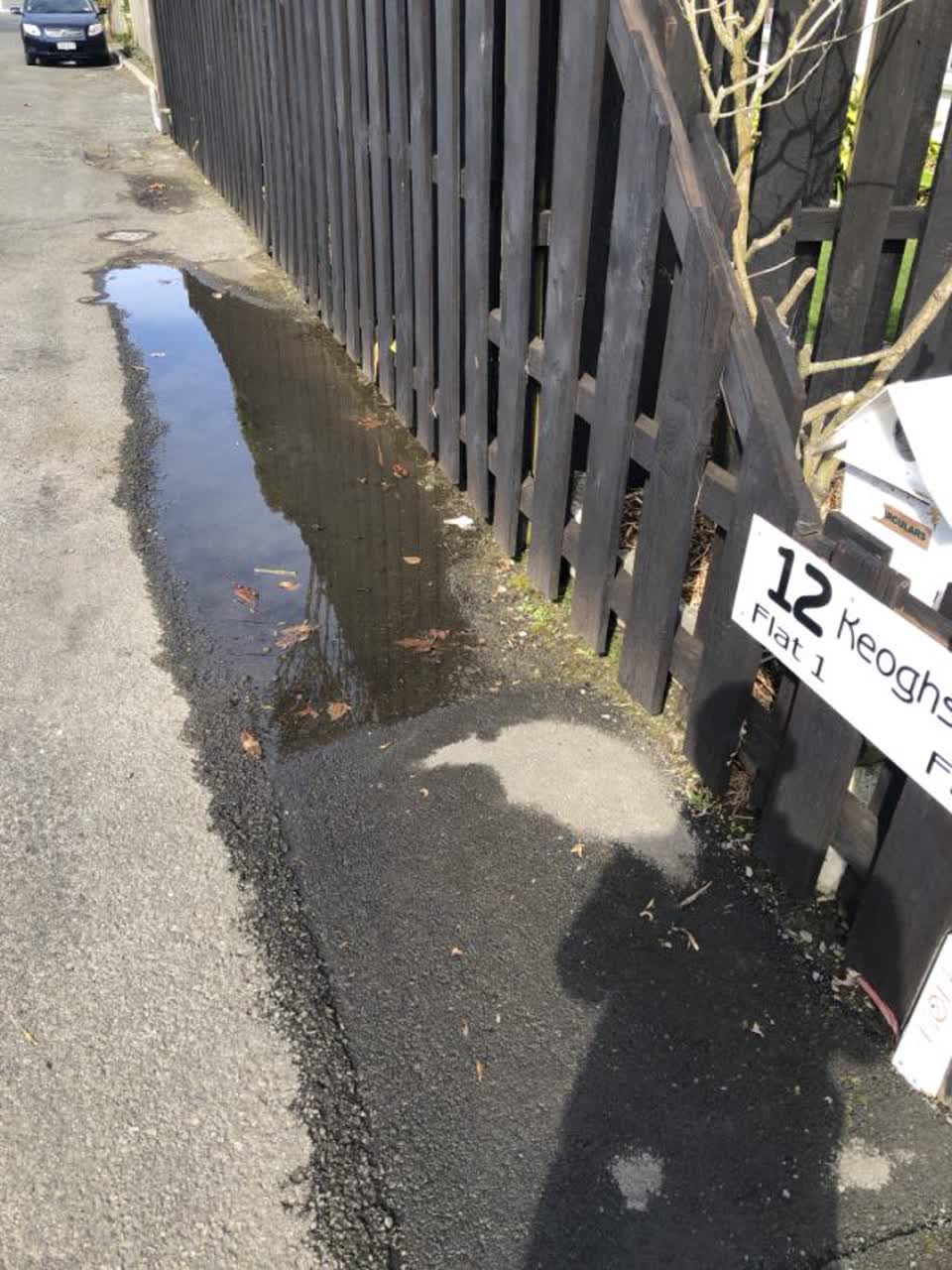 The photograph attached to this wastewater/stormwater report