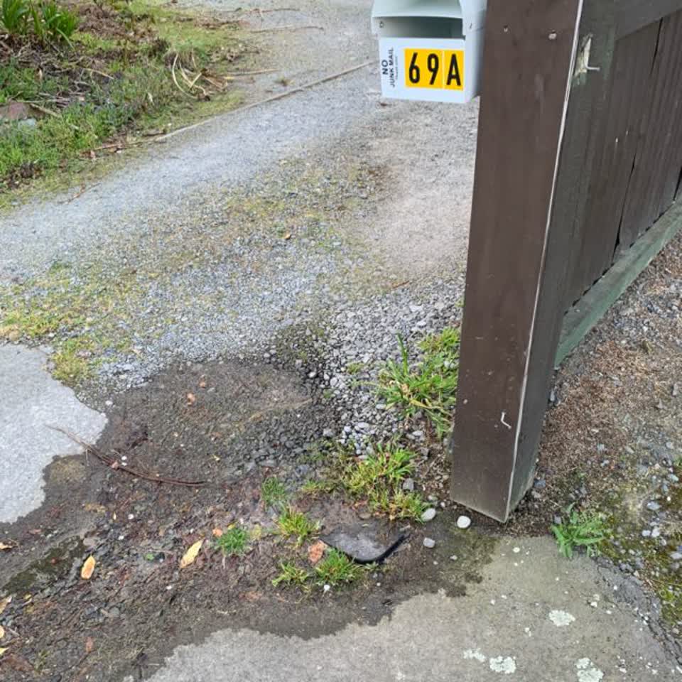 The photograph attached to this water supply report