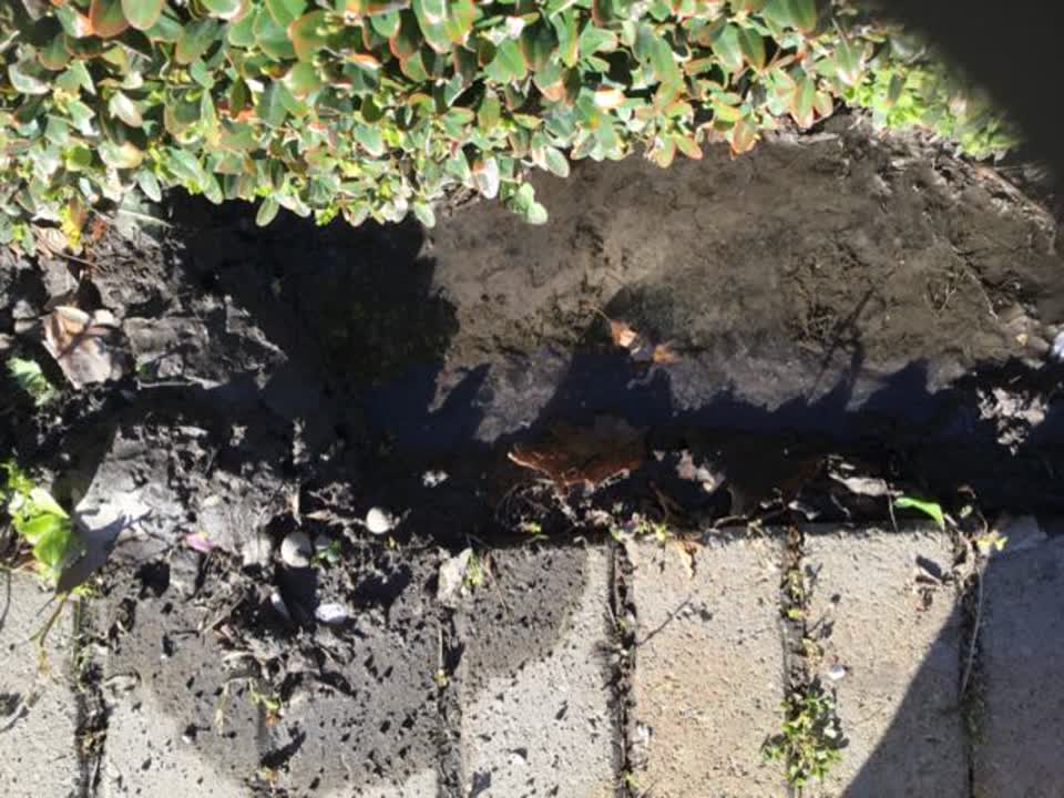 The photograph attached to this wastewater/stormwater report