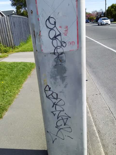 Graffiti, a report photo