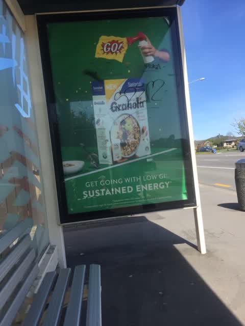 Graffiti, a report photo