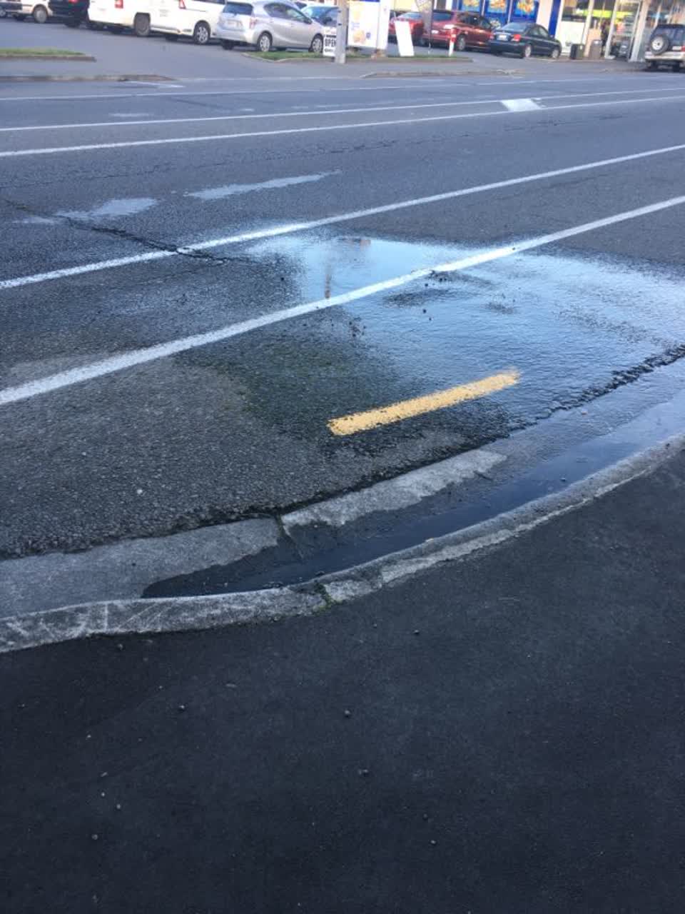 The photograph attached to this water supply report