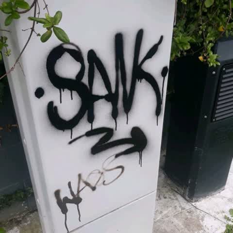 Graffiti, a report photo