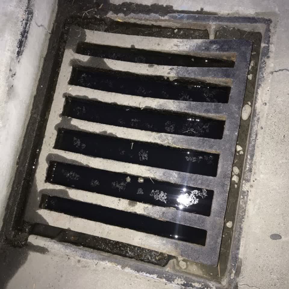 The photograph attached to this wastewater/stormwater report