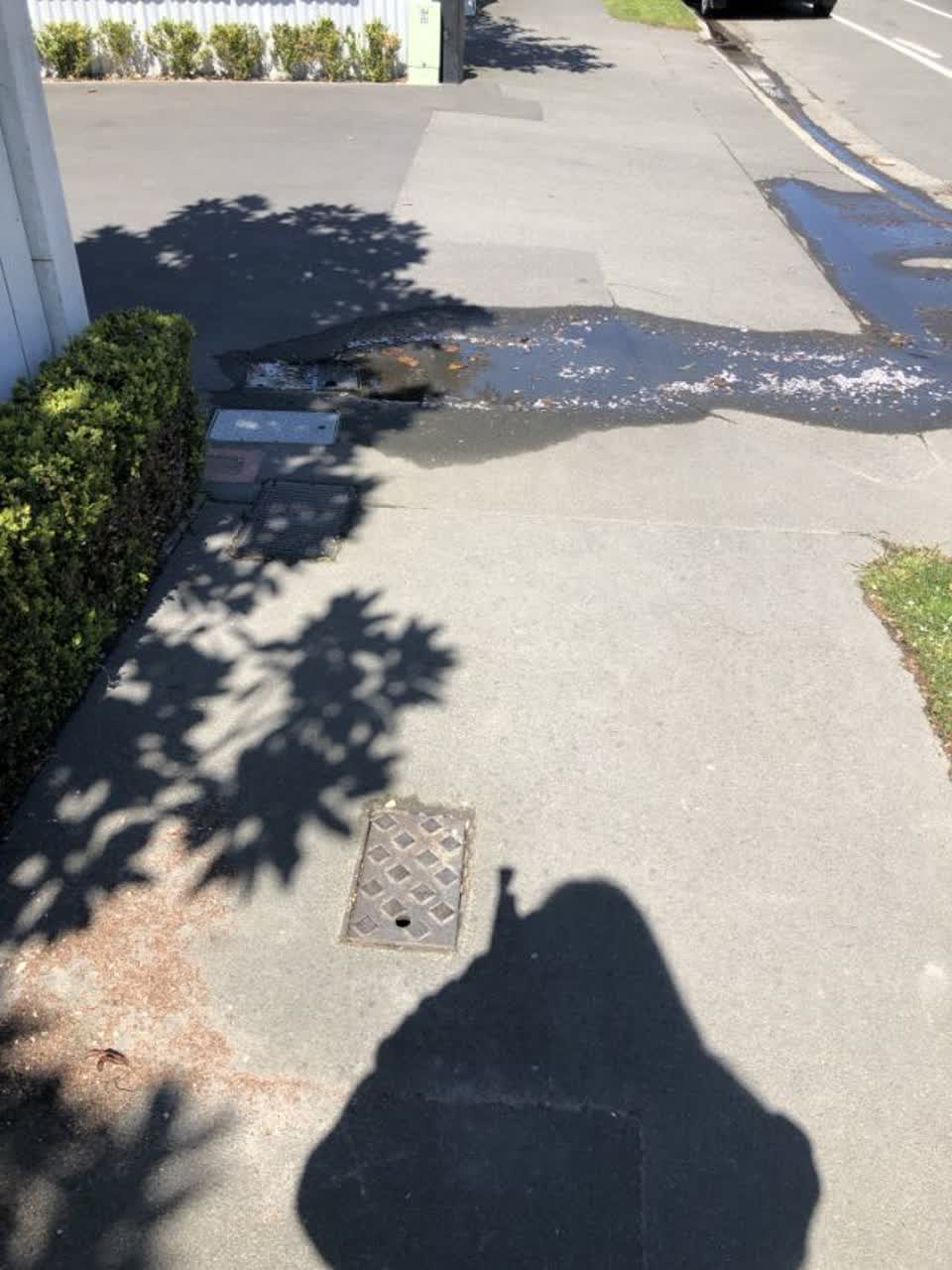 The photograph attached to this water supply report