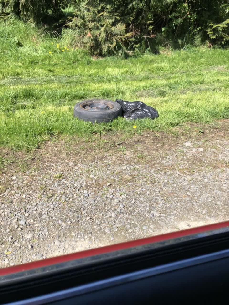 The photograph attached to this rubbish/recycling report