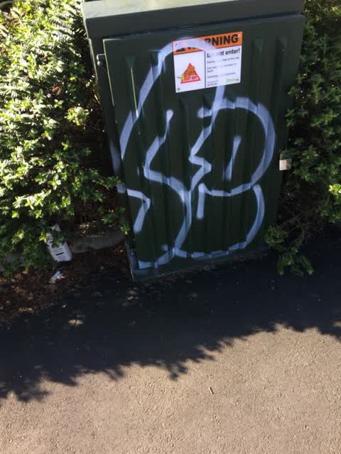 Graffiti, a report photo
