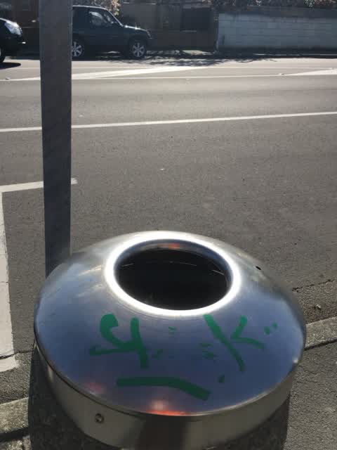 Graffiti, a report photo