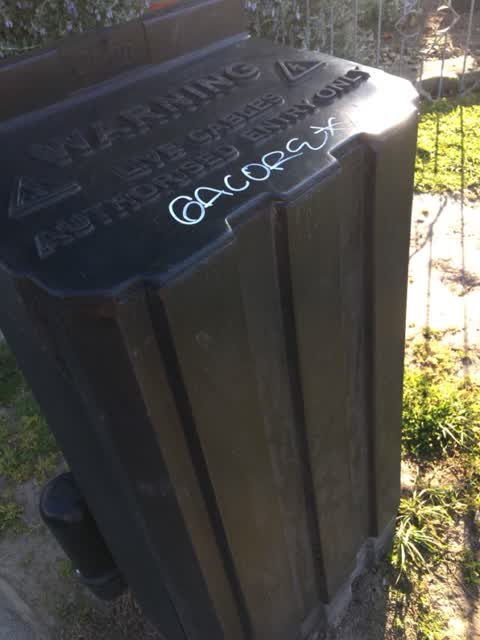 Graffiti, a report photo