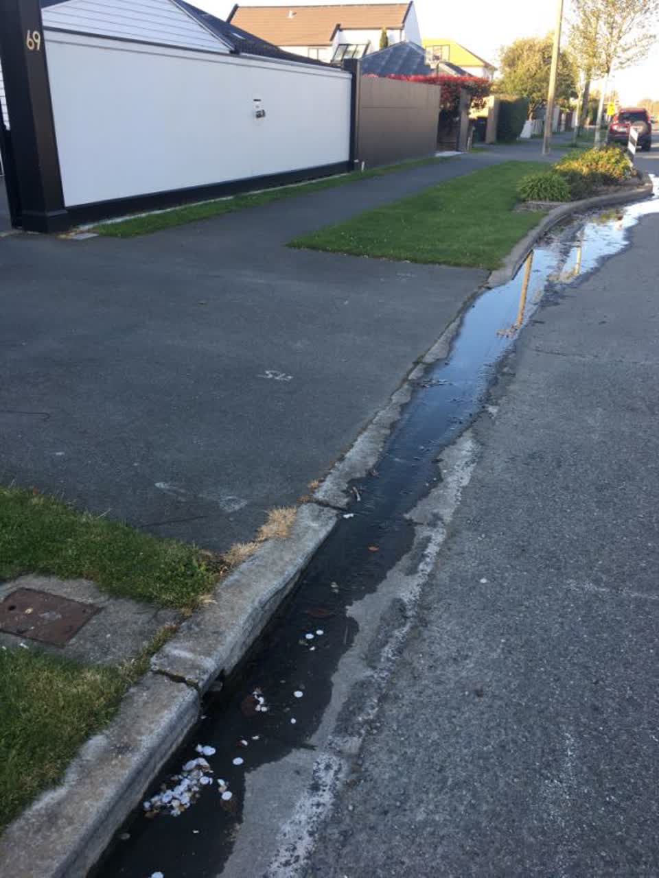 The photograph attached to this water supply report