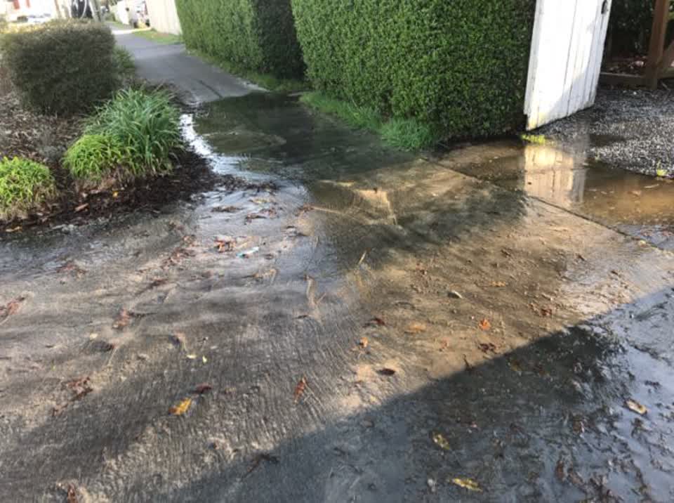 The photograph attached to this water supply report