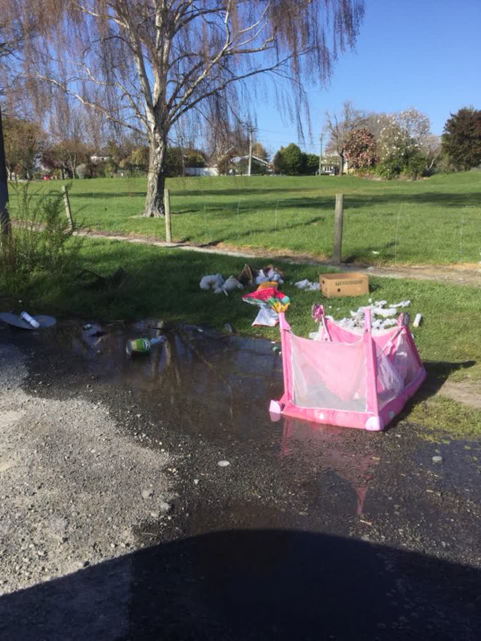The photograph attached to this rubbish/recycling report