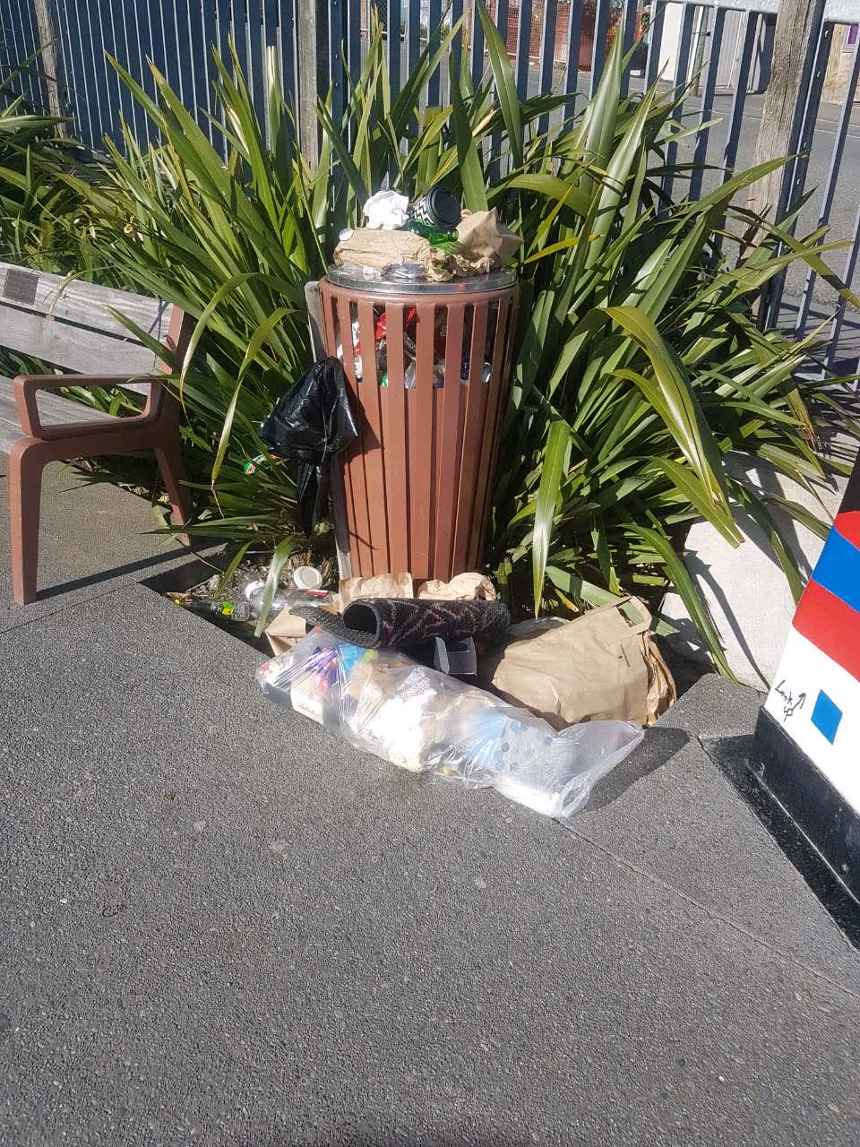 The photograph attached to this parks report