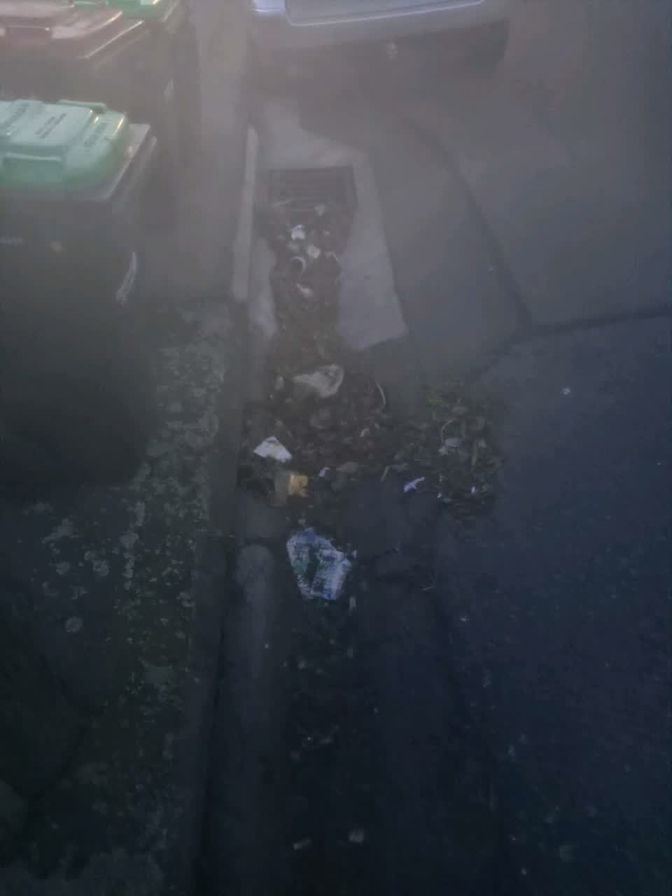 The photograph attached to this wastewater/stormwater report