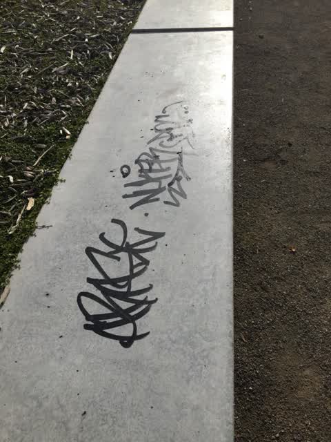 Graffiti, a report photo