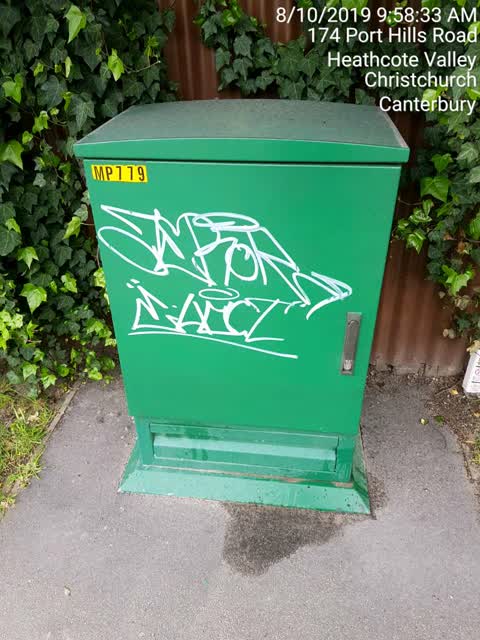 Graffiti, a report photo