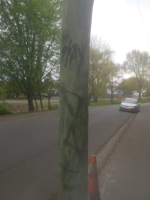 Graffiti, a report photo