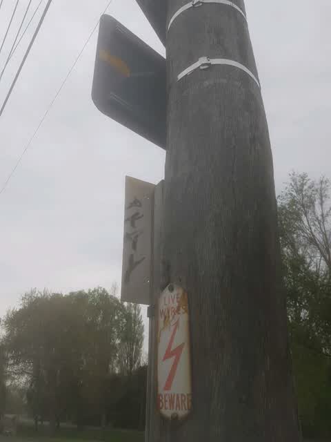 Graffiti, a report photo