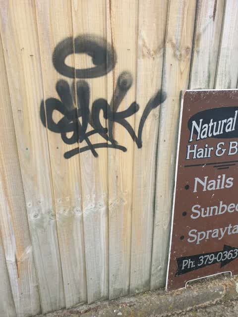 Graffiti, a report photo