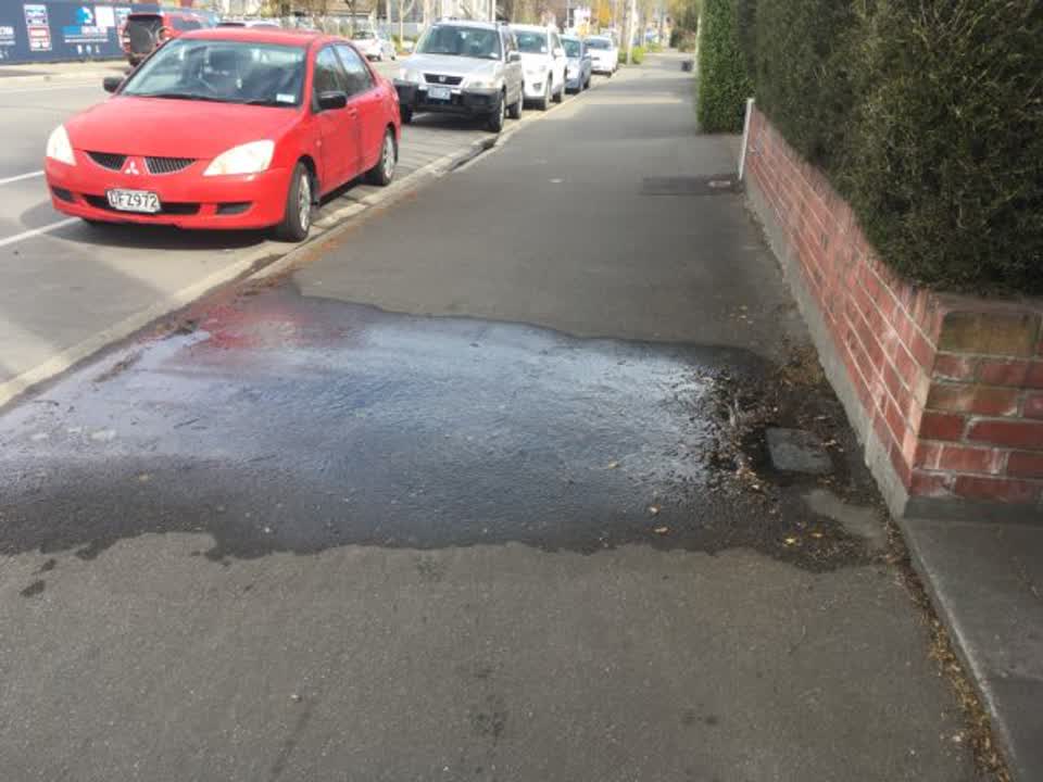 The photograph attached to this water supply report