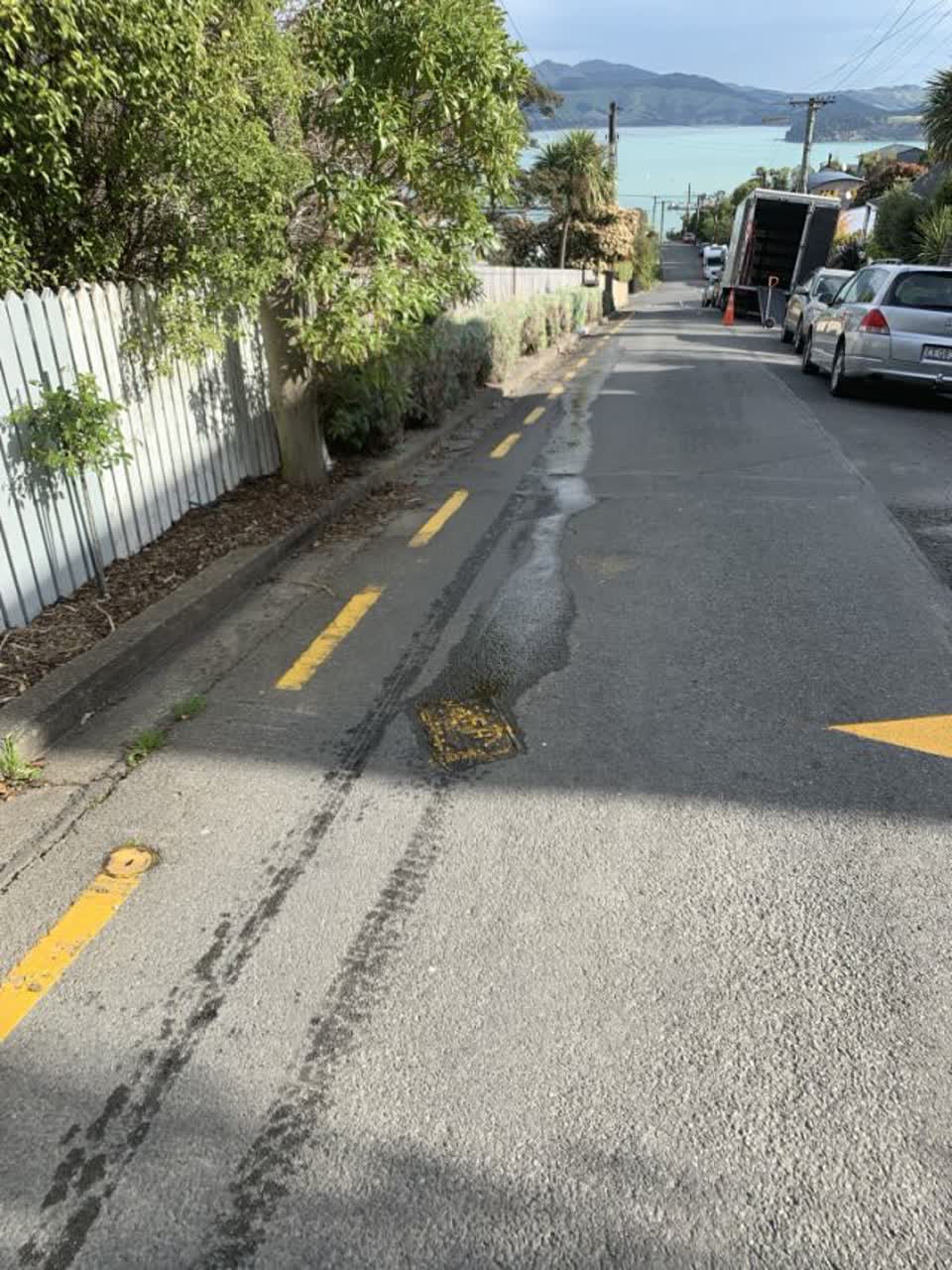 The photograph attached to this wastewater/stormwater report