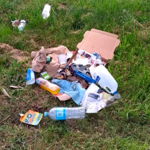Rubbish/Recycling, a report photo